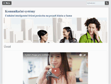Tablet Screenshot of komunikacnisystem.cz